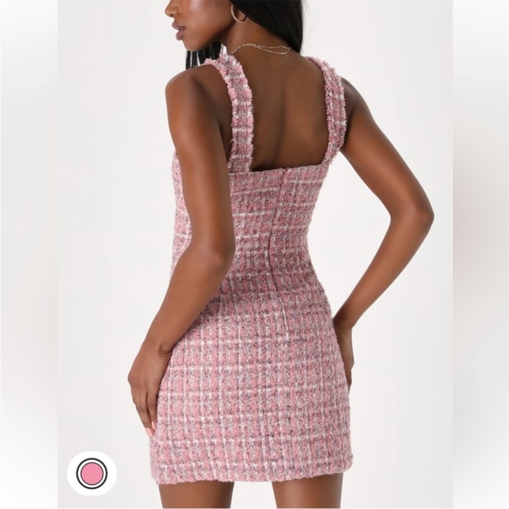 Lulu's Pink Mini Dress - Picture 3 of 7
